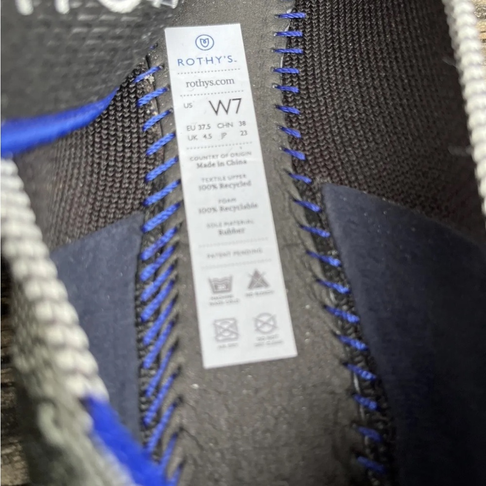 Rothys Black Python Snake Points Sz 7 Ballet Poin… - image 6